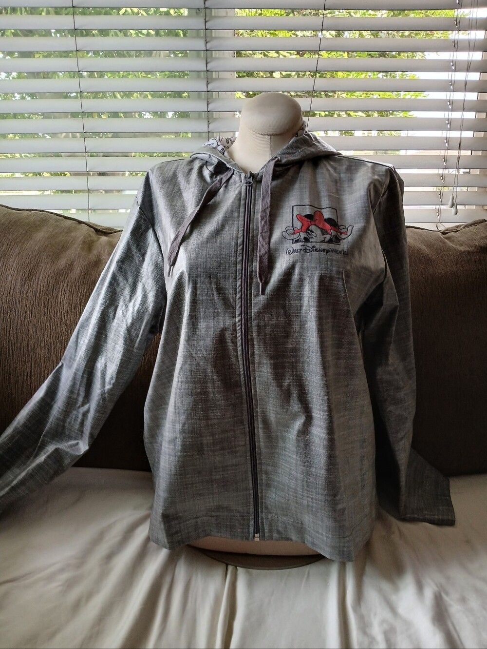 Disney Parks Minnie "Say Yes To Bows" Woman's Rain Jacket